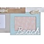 Cadre photo DKD Home Decor Beach Bois Marin (46,5 x 2 x 44,5 cm) (12 Unités)