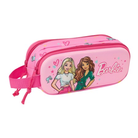 Trousse Fourre-Tout Double Barbie 21 x 8 x 6 cm 3D