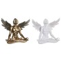 Figura Decorativa DKD Home Decor Blanco Dorado Ángel Neoclásico 31,5 x 17 x 26,5 cm (2 Unidades)