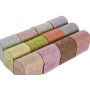Caja-Joyero DKD Home Decor Multicolor Metal Madera de mango 4 x 5 x 5 cm (12 Unidades)