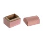 Caja-Joyero DKD Home Decor Multicolor Metal Madera de mango 4 x 5 x 5 cm (12 Unidades)