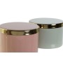 Caja-Joyero DKD Home Decor Verde Coral Hierro 13 x 13 x 9 cm (2 Piezas) (2 Unidades)