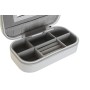 Caja-Joyero DKD Home Decor Azul Gris Camel Rosa claro Poliuretano Espejo 18,5 x 10 x 5 cm (2 Unidades)