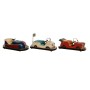 Figura Decorativa DKD Home Decor Blanco Rojo Azul marino Vintage 23,5 x 11,5 x 10 cm (3 Unidades)