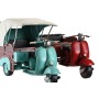 Figura Decorativa DKD Home Decor Azul Rojo Vintage 38 x 16 x 22 cm (2 Unidades)