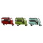 Figura Decorativa DKD Home Decor Rojo Verde Azul cielo Vintage 16 x 7 x 10 cm (3 Unidades)