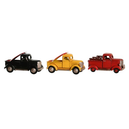 Figura Decorativa DKD Home Decor Amarillo Negro Rojo Vintage 17 x 7,5 x 9,5 cm (3 Unidades)