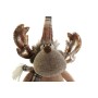 Adorno Navideño DKD Home Decor Marrón Reno 18 x 17 x 48 cm (2 Unidades)