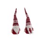 Adorno Navideño DKD Home Decor Blanco Rojo Gnomo 16 x 11 x 42 cm (2 Unidades)