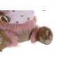 Adorno Navideño DKD Home Decor Marrón Rosa Dorado Reno 27 x 16 x 42 cm (2 Unidades)