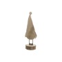 Adorno Navideño DKD Home Decor Natural Rosa claro Gnomo 10 x 8 x 23,5 cm (2 Unidades)