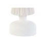Adorno Navideño DKD Home Decor Blanco Dorado 9 x 9 x 25 cm (2 Unidades)