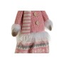 Adorno Navideño DKD Home Decor Blanco Marrón Rosa Reno 17 x 12 x 66 cm (2 Unidades)