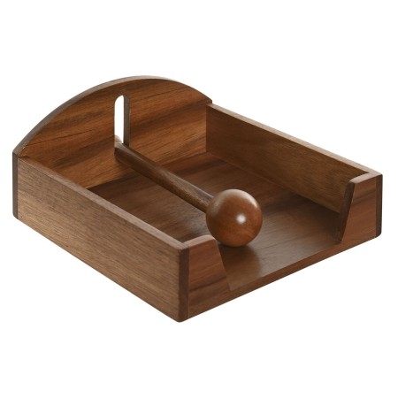 Porte-serviettes Home ESPRIT Naturel Bois d'acacia 19 x 21 x 8,8 cm