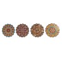 Dessous de plat Home ESPRIT Liège Dolomite 20 x 20 x 1 cm (4 Unités)