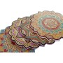 Dessous de plat Home ESPRIT Liège Dolomite 20 x 20 x 1 cm (4 Unités)