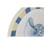 Decoración de Pared Home ESPRIT Azul Blanco Mediterráneo 30 x 3 x 30 cm (4 Unidades)