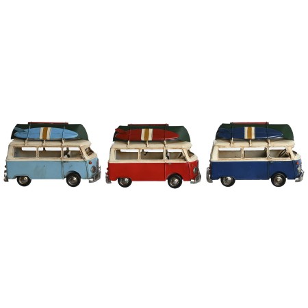 Figura Decorativa Home ESPRIT Azul Rojo Azul marino 28 x 13,5 x 17,5 cm (3 Unidades)