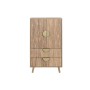 Armoire Home ESPRIT Marron Doré Bois Bois MDF 60 x 40 x 110 cm