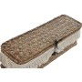 Set de basket Home ESPRIT Blanc Naturel Fibre naturelle Boho Usé (3 Pièces)