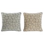 Cojín Home ESPRIT Azul Beige Mediterráneo 45 x 10 x 45 cm (2 Unidades)