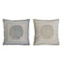 Coussin Home ESPRIT Bleu Beige 45 x 10 x 45 cm (2 Unités)