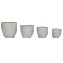 Cache-pot Home ESPRIT Gris Magnésium 44 x 44 x 43 cm (4 Unités)
