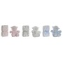 Coffret Bébé Home ESPRIT Bleu Beige Rose Polyester (3 Unités)