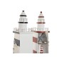 Figura Decorativa Home ESPRIT Azul Rojo Faro 14 x 16 x 52 cm (2 Unidades)