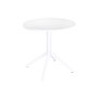 Mesa de Comedor Home ESPRIT Blanco Metal Polipropileno 80 x 80 x 75 cm