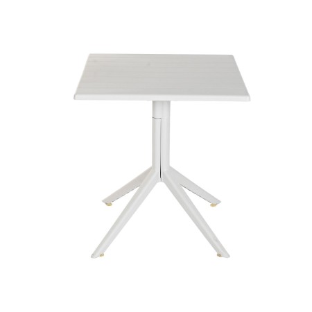 Mesa de Comedor Home ESPRIT Gris Metal Polipropileno 70 x 70 x 75 cm