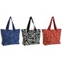 Sac-à-main Femme Home ESPRIT Beige Multicouleur Corail 55 x 14 x 35 cm (3 Unités)
