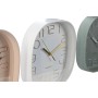Horloge Murale Home ESPRIT Blanc Vert PVC 28,5 x 5 x 28,5 cm (3 Unités)