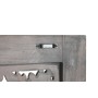 Tête de lit Home ESPRIT Gris foncé 180 x 3,5 x 180 cm