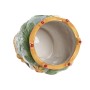 Cache-pot Home ESPRIT Vert Multicouleur Porcelaine 15 x 15 x 26.5 cm (2 Unités)