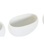Cache-pot Home ESPRIT Blanc Aluminium 54 x 24 x 36 cm 54 x 25 x 36 cm (5 Unités)