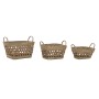Juego de Cestas Home ESPRIT Natural Hierba marina Tropical (3 Piezas)