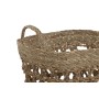 Juego de Cestas Home ESPRIT Natural Hierba marina Tropical (3 Piezas)