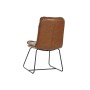Silla de Comedor Home ESPRIT Piel Sintética Metal 71 x 49 x 90 cm