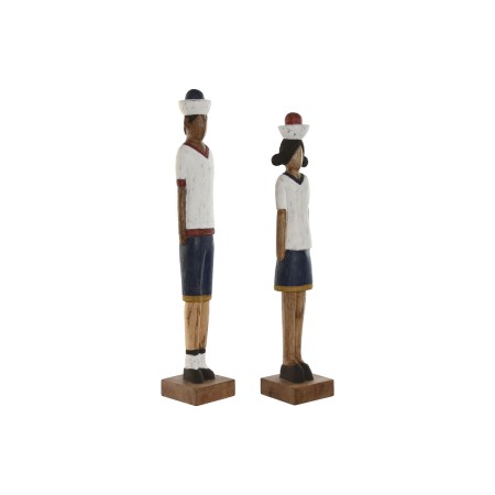 Figurine Décorative Home ESPRIT Multicouleur 10 x 10 x 59 cm (2 Unités)