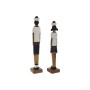 Figura Decorativa Home ESPRIT Multicolor 10 x 10 x 59 cm (2 Unidades)