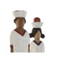 Figura Decorativa Home ESPRIT Multicolor 10 x 10 x 59 cm (2 Unidades)