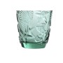 Set de Verres Home ESPRIT Turquoise Verre méditerranéen Avec relief 290 ml (6 Unités)