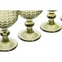 Set de Verres Home ESPRIT Vert Verre 260 ml (6 Unités)