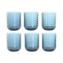 Set de Vasos Home ESPRIT Azul Cristal 275 ml (6 Unidades)
