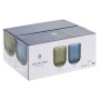 Set de Vasos Home ESPRIT Azul Cristal 275 ml (6 Unidades)