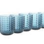 Set de Vasos Home ESPRIT Azul Cristal 275 ml (6 Unidades)