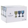 Set de Copas Home ESPRIT Azul Cristal 380 ml (6 Unidades)