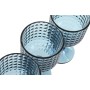 Set de Verres Home ESPRIT Bleu Verre 380 ml (6 Unités)