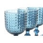 Set de Verres Home ESPRIT Bleu Verre 380 ml (6 Unités)